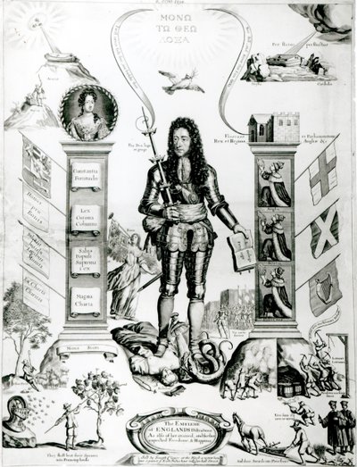 The Emblem of England, October 1690 by English School